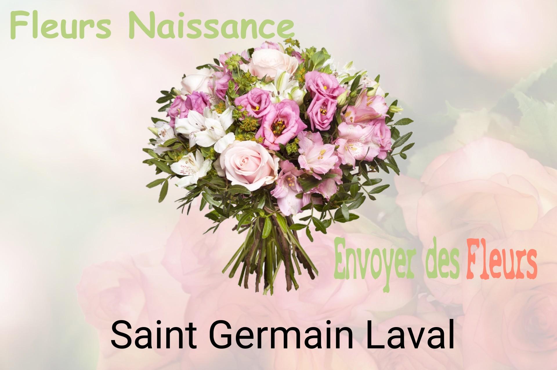 Bouquet de fleurs de naissance livré à Saint-Germain-Laval